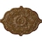 Ekena Millwork Pesaro Ceiling Medallion, Hand-Painted Smokey Topaz Crackle, 36"W x 26"H x 1 1/2"P CM36X26PESTC - alternate 1